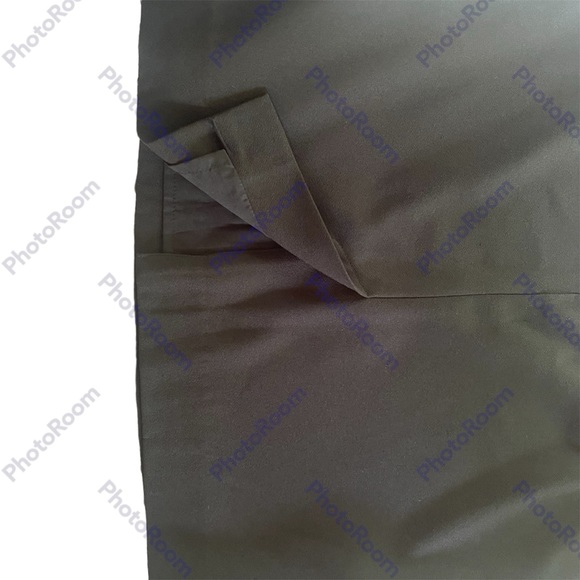 Banana Republic Black Mini Skirt Pleather Side Zip Accent From HemTo Hip, Size 4 - Picture 6 of 11